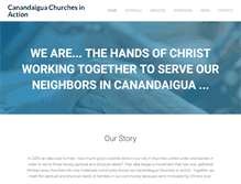 Tablet Screenshot of churchesinaction.org